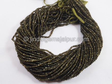Chrysoberyl Micro Cut Round Beads